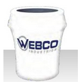 33 Gallon White Bin Cover w/ Logo